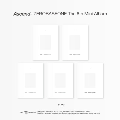 *PRE-ORDER* ZEROBASEONE - Ascend [11 Ver.]