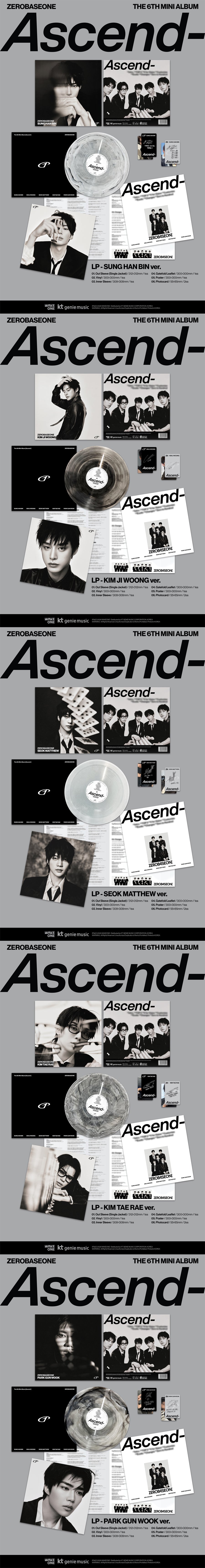*PRE-ORDER* ZEROBASEONE - Ascend [LP Ver.]