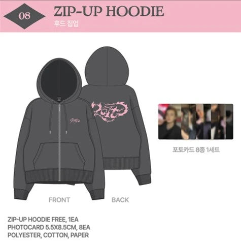 BBANGYA | STRAY KIDS - 'DO IT' Pop-Up Store Zip-Up Hoodie