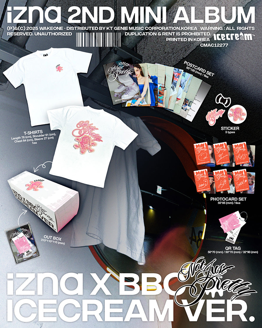 *PRE-ORDER* IZNA - Not Just Pretty (2nd Mini Album) [izna X BBC ICECREAM Ver.]